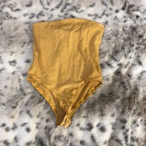 Body suit tank top no straps